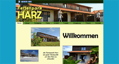 Desktop Screenshot of ferienpark-harz.com